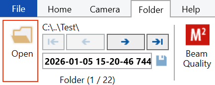 ビーム径経時変化1